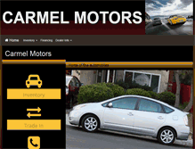 Tablet Screenshot of carmelmotors.com